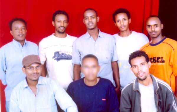 Emblem of a National tragedy, these Eritrean refugees graduated in September 2007 from the University of Asmara in Journalism and mass communications with B.A degree, within a range of one month all of them escaped to the Sudan. Photo taken in Khartoum in January, 2008. 